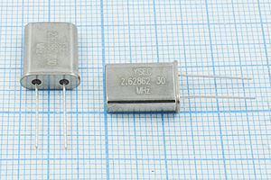 Кварцевый резонатор 2,62862 МГц - 2628,62 HC49U 30 30 30/-20~70C 49U 1Г Кварцевый резонатор 2,62862 МГц - 2628,62 HC49U 30 30 30/-20~70C 49U 1Г