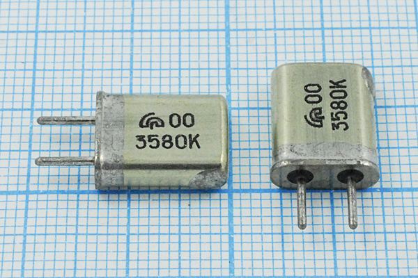 Кварцевый резонатор 3,58 МГц - 3580 HC25U S МА 1Г