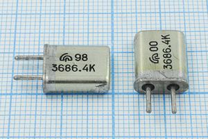 Кварцевый резонатор 3,6864 МГц - 3686,4 HC25U МА 1Г Кварцевый резонатор 3,6864 МГц - 3686,4 HC25U МА 1Г