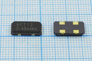 Кварцевый резонатор 3,6864 МГц - 3686,4 SMD12055C4 16 30 DA 1Г (ACT3.6864M4) Кварцевый резонатор 3,6864 МГц - 3686,4 SMD12055C4 16 30 DA 1Г (ACT3.6864M4)