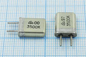 Кварцевый резонатор 3,5 МГц - 3500 HC25U S МА 1Г Кварцевый резонатор 3,5 МГц - 3500 HC25U S МА 1Г