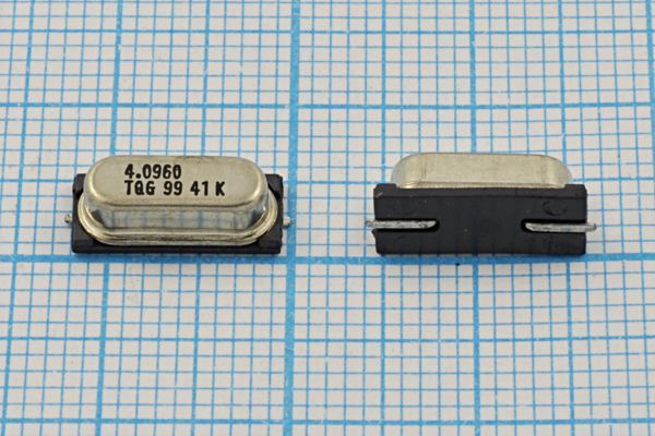 Кварцевый резонатор 4,096 МГц - 4096 SMD49S4 20 1Г (TQG)