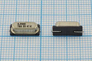 Кварцевый резонатор 4,096 МГц - 4096 SMD49S4 20 1Г (TQG) Кварцевый резонатор 4,096 МГц - 4096 SMD49S4 20 1Г (TQG)