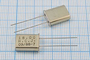 Кварцевый резонатор 18 МГц - 18000 HC49U S 30 S[HC49U] 1Г (HCJ)