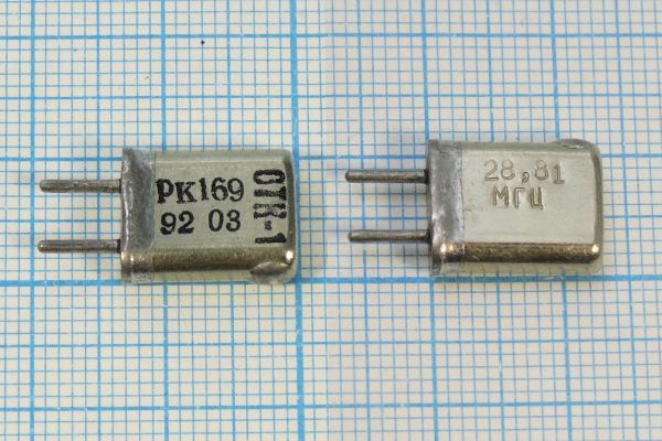 Кварцевый резонатор 28,813 МГц - 28813 HC25U 20 30/-30~60C РК169МА-7БС 3Г
