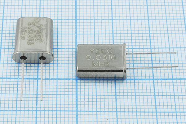 Кварцевый резонатор 9,0316 МГц - 9031,6 HC49U S 30 49U 1Г