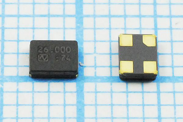 Кварцевый резонатор 26 МГц - 26000 SMD03225C4 8 30 30/-40~85C NX3225GA 1Г