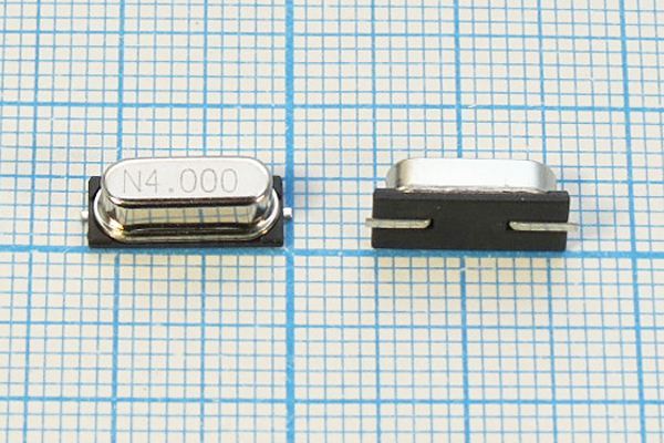 Кварцевый резонатор 4 МГц - 4000 SMD49S4 S 30 1Г (N4.000)