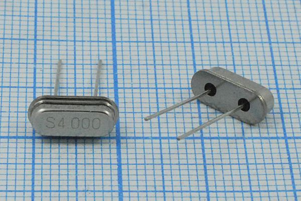 Кварцевый резонатор 4 МГц - 4000 HC49S3 30 30 30/-10~60C 49S[SDE] 1Г