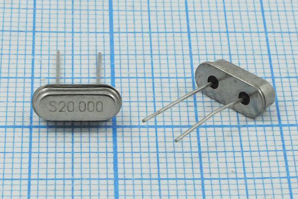 Кварцевый резонатор 20 МГц - 20000 HC49S3 20 30 30/-20~70C 49S[SDE] 1Г