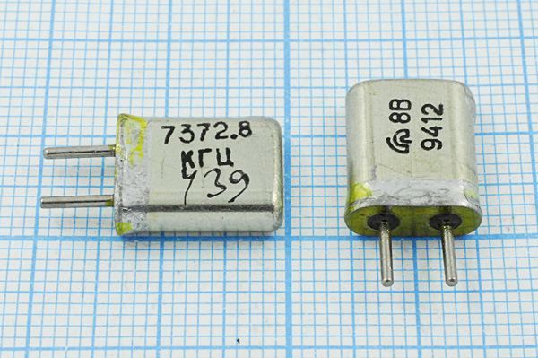Кварцевый резонатор 7,3728 МГц - 7372,8 HC25U S МА 1Г