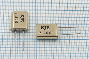 Кварцевый резонатор 7,2 МГц - 7200 HC49U 33 1Г (KJE 7.200) Кварцевый резонатор 7,2 МГц - 7200 HC49U 33 1Г (KJE 7.200)
