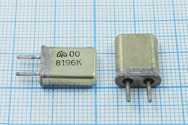 Кварцевый резонатор 8,196 МГц - 8196 HC25U S МА 1Г (8196к)