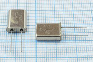 Кварцевый резонатор 13,365 МГц - 13365 HC49U 20 30 30/-20~70C 49U 1Г Кварцевый резонатор 13,365 МГц - 13365 HC49U 20 30 30/-20~70C 49U 1Г