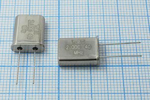 Кварцевый резонатор 2 МГц - 2000 HC49U 40 50 100/-20~70C 49U 1Г Кварцевый резонатор 2 МГц - 2000 HC49U 40 50 100/-20~70C 49U 1Г
