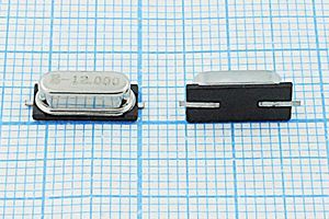 Кварцевый резонатор 12 МГц - 12000 SMD49S4 16 30 1Г (E-12.000)