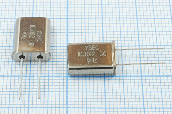 Кварцевый резонатор 10,092 МГц - 10092 HC49U 30 30 30/-20~70C 49U 1Г