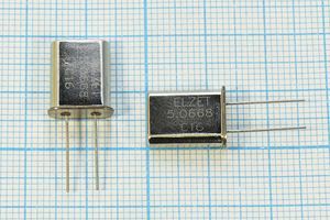 Кварцевый резонатор 5,0668 МГц - 5066,8 HC49U 16 20 1Г (ELZET 5.0668) Кварцевый резонатор 5,0668 МГц - 5066,8 HC49U 16 20 1Г (ELZET 5.0668)