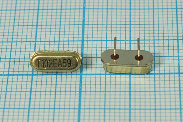 Кварцевый резонатор 10,24 МГц - 10240 HC49S3 20 1Г 5мм (T102EA59)