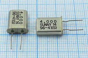 Кварцевый резонатор 4 МГц - 4000 HC49U 14 SA[SUNNY] 1Г (SUNNY14)