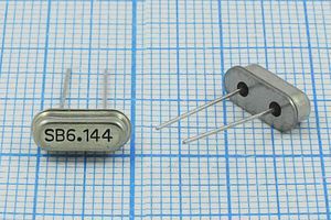 Кварцевый резонатор 6,144 МГц - 6144 HC49S3 16 ATS-49U 1Г (SB) Кварцевый резонатор 6,144 МГц - 6144 HC49S3 16 ATS-49U 1Г (SB)