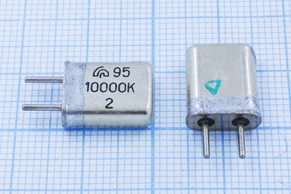 Кварцевый резонатор 10 МГц - 10000 HC25U МА 1Г (10000к)