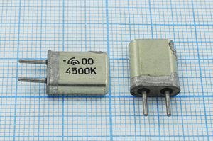 Кварцевый резонатор 4,5 МГц - 4500 HC25U S МА 1Г
