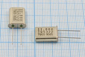 Кварцевый резонатор 11 МГц - 11000 HC49U 22 1Г (TQ5322) Кварцевый резонатор 11 МГц - 11000 HC49U 22 1Г (TQ5322)