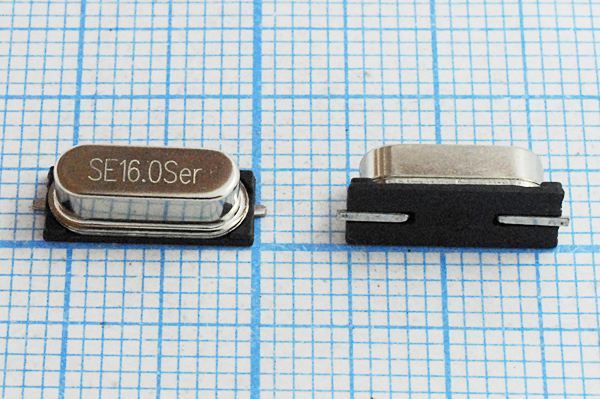 Кварцевый резонатор 16 МГц - 16000 SMD49S4 S 10 30/-40~85C 49S-SMD 1Г