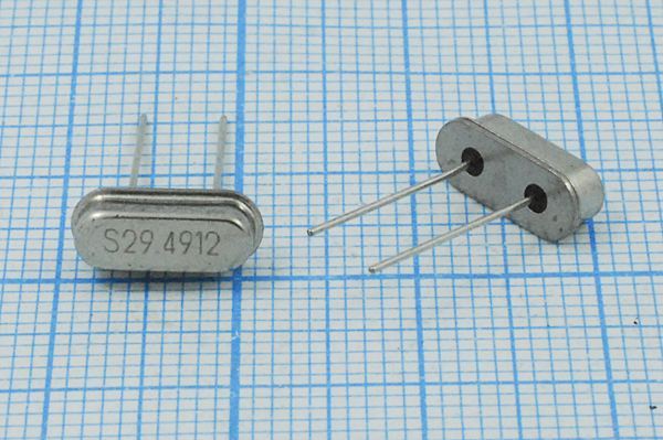 Кварцевый резонатор 29,4912 МГц - 29491,2 HC49S3 20 50 30/-10~60C 49S[SDE] 1Г