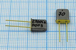 Кварцевый резонатор 27,005 МГц - 27005 UM1 32 1Г