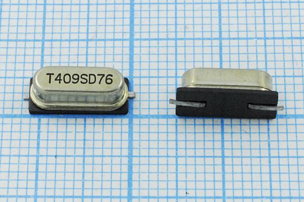 Кварцевый резонатор 4,096 МГц - 4096 SMD49S4 32 1Г (T409SD76)
