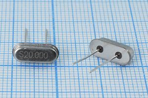 Кварцевый резонатор 20 МГц - 20000 HC49S3 10 30 30/-10~60C 49S[SDE] 1Г