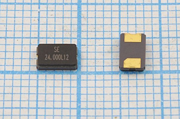Кварцевый резонатор 24 МГц - 24000 SMD05032C2 12 10 30/-40~85C SMG0503(2P) 1