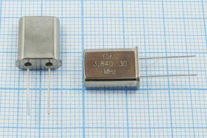 Кварцевый резонатор 3,84 МГц - 3840 HC49U 30 30 30/-20~70C 49U 1Г Кварцевый резонатор 3,84 МГц - 3840 HC49U 30 30 30/-20~70C 49U 1Г