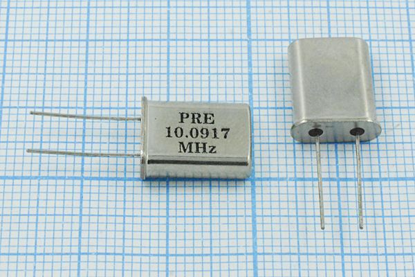 Кварцевый резонатор 10,0917 МГц - 10091,7 HC49U 20 30 30/-20~70C 1Г