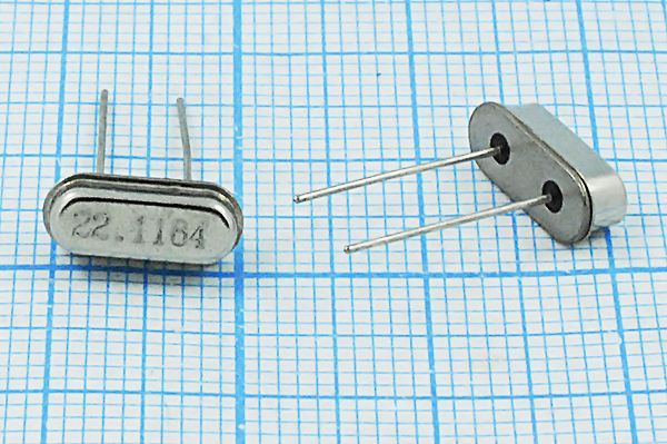 Кварцевый резонатор 22,1184 МГц - 22118,4 HC49S3 S 30 1Г (22.1184)