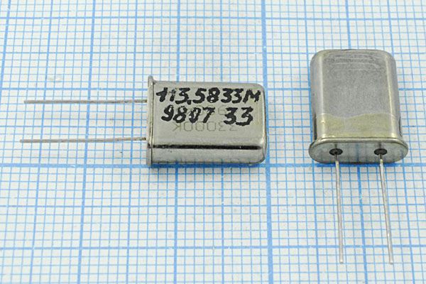 Кварцевый резонатор 113,5833 МГц - 113583,3 HC49U МД 5Г