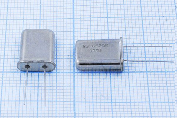 Кварцевый резонатор 83,6625 МГц - 83662,5 HC49U МД 5Г