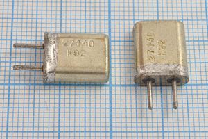 Кварцевый резонатор 27,14 МГц - 27140 HC25U МА 1Г (27140 к92) Кварцевый резонатор 27,14 МГц - 27140 HC25U МА 1Г (27140 к92)