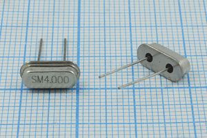 Кварцевый резонатор 4 МГц - 4000 HC49S3 20 30 1Г (SM4.000) Кварцевый резонатор 4 МГц - 4000 HC49S3 20 30 1Г (SM4.000)