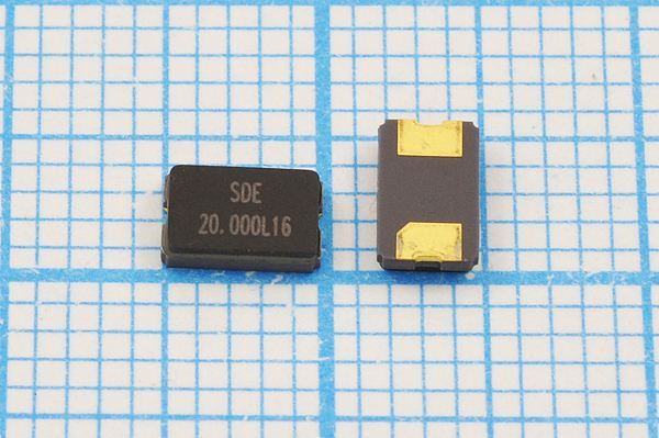 Кварцевый резонатор 20 МГц - 20000 SMD05032C2 16 10 30/-40~85C SMG0503(2P) 1