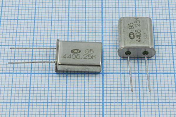 Кварцевый резонатор 4,40625 МГц - 4406,25 HC49U S 30 30/-10~60C РК374МД-8АС 1Г