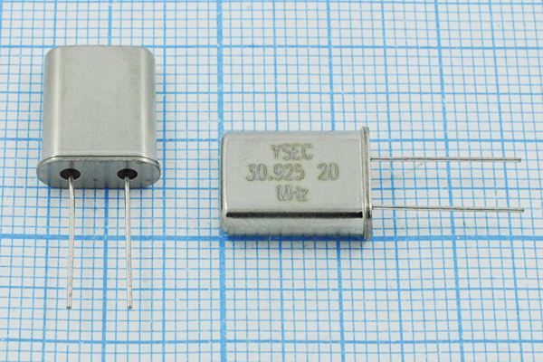 Кварцевый резонатор 30,925 МГц - 30925 HC49U 20 30 50/-20~70C 49U 3Г