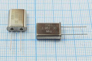 Кварцевый резонатор 2,982 МГц - 2982 HC49U 30 30 30/-20~70C 49U 1Г Кварцевый резонатор 2,982 МГц - 2982 HC49U 30 30 30/-20~70C 49U 1Г