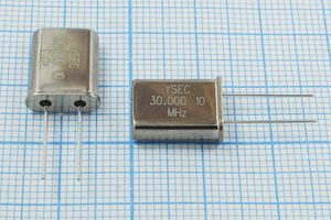 Кварцевый резонатор 30 МГц - 30000 HC49U 10 30 50/-20~70C 49U 1Г Кварцевый резонатор 30 МГц - 30000 HC49U 10 30 50/-20~70C 49U 1Г