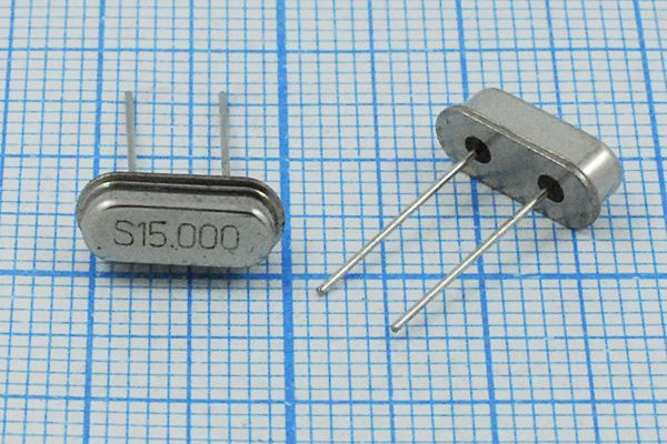 Кварцевый резонатор 15 МГц - 15000 HC49S3 30 30 30/-10~60C 49S[SDE] 1Г