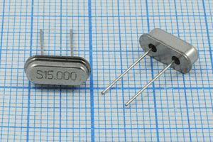 Кварцевый резонатор 15 МГц - 15000 HC49S3 30 30 30/-10~60C 49S[SDE] 1Г