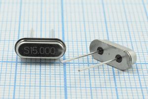 Кварцевый резонатор 15 МГц - 15000 HC49S3 20 30 30/-10~60C 49S[SDE] 1Г