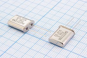 Кварцевый резонатор 12,215 МГц - 12215 HC49U S 15 30/-40~70C РПК01МД-6ВС 1Г